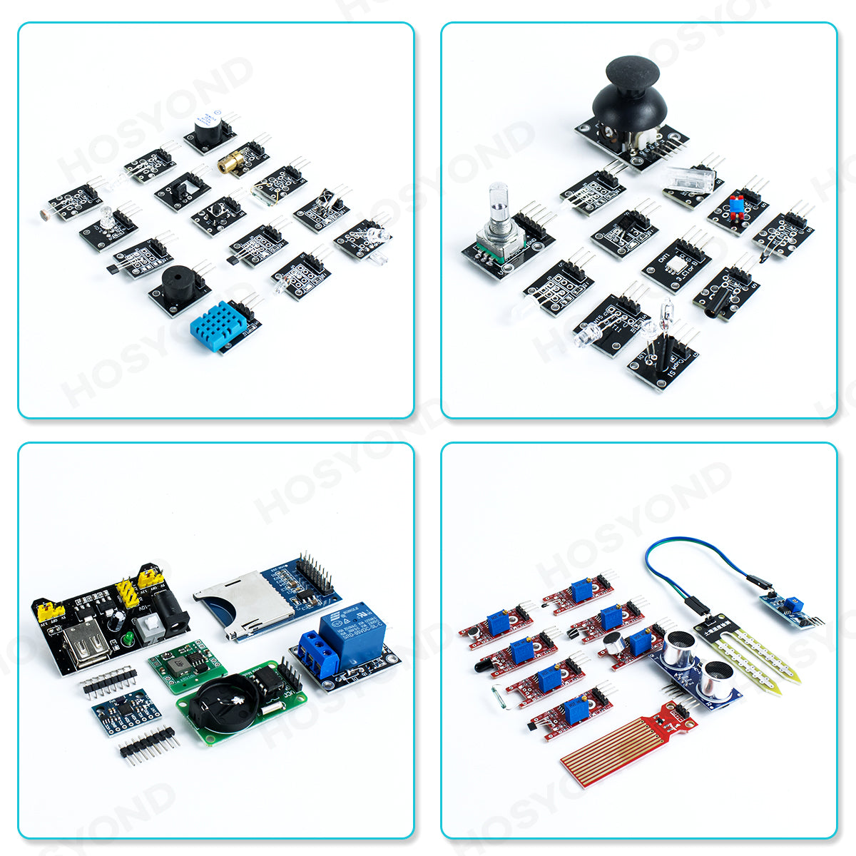 45 in 1 Sensor Module Starter Kit Sensor Module Starter Learning Suit Better Than 37 in 1 Sensor Kit for Arduino
