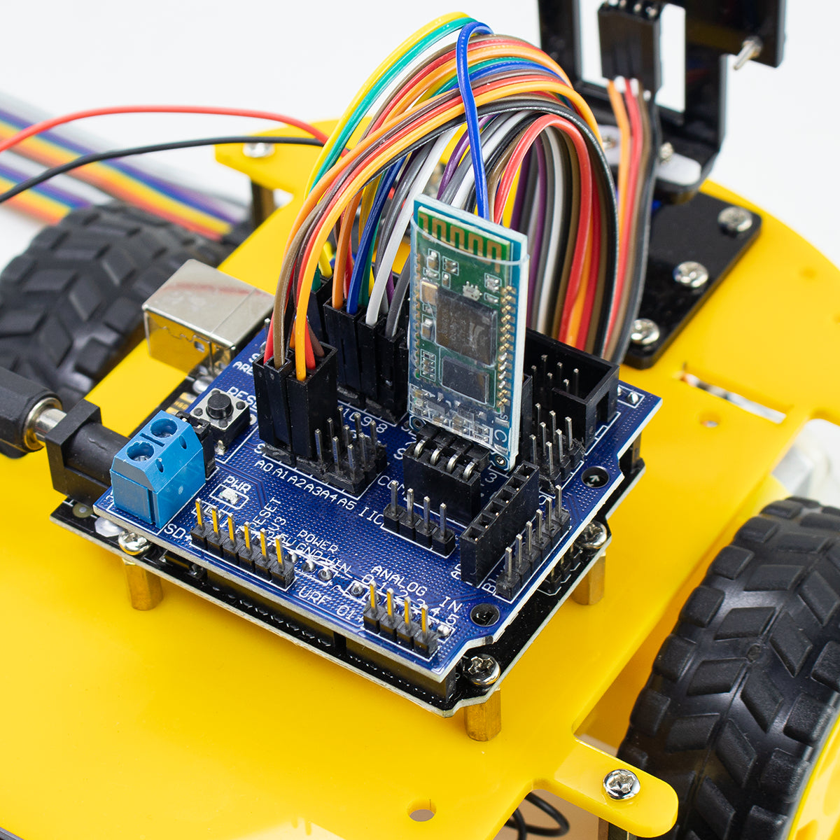 LAFVIN Robot Car Kit for Arduino for UNO R3 Programming Project 4WD Robotic Kit DIY Automation Robot Set with Tutorial