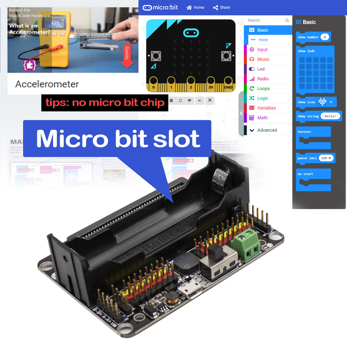 LAFVIN Multi Smart Robot Car Kit for Microbit Robot Intelligent and Educational Car Robotic Kit with Tutorial