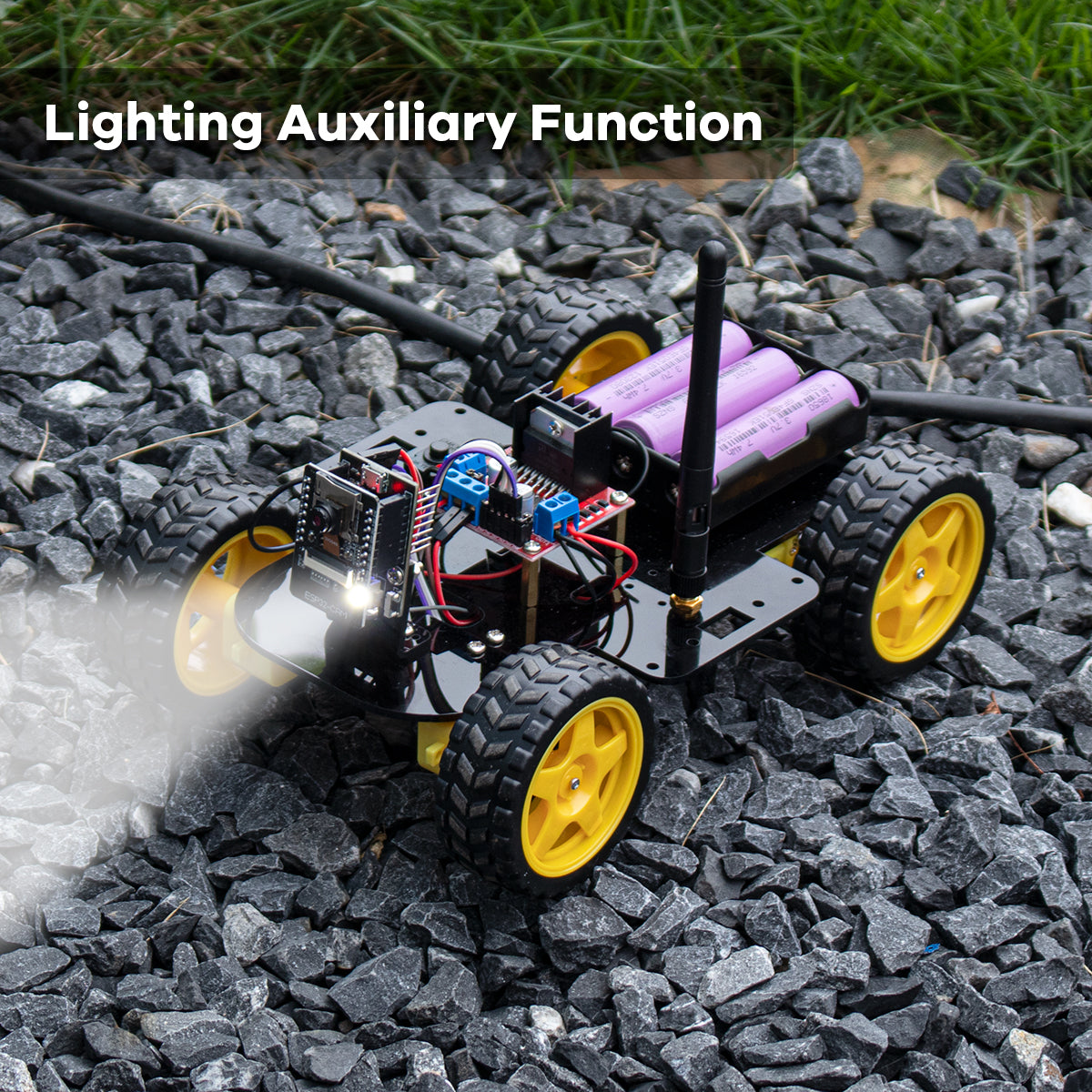 LAFVIN 4WD Smart Robot Car ESP32 Camera Wifi Automation Kit for Arduino ESP Robot with Codes Tutorial Complete Learning Kit