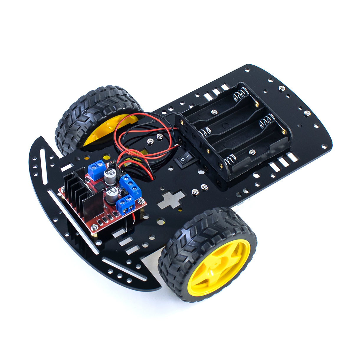 LAFVIN 2WD Robot Smart Car Chassis Kits Diy Kit for Arduino Education Robot Smart Car Kit