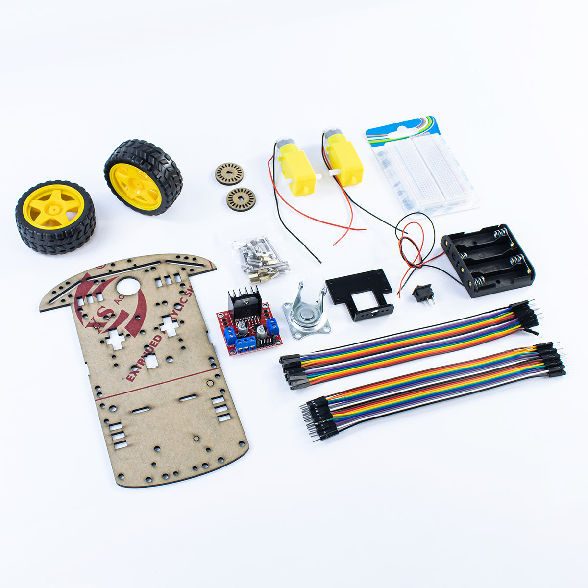 LAFVIN 2WD Robot Smart Car Chassis Kits Diy Kit for Arduino Education Robot Smart Car Kit