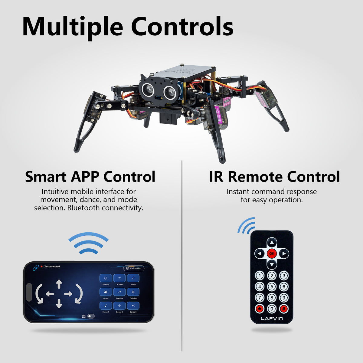 Quadruped Bionic Spider Robot Kit