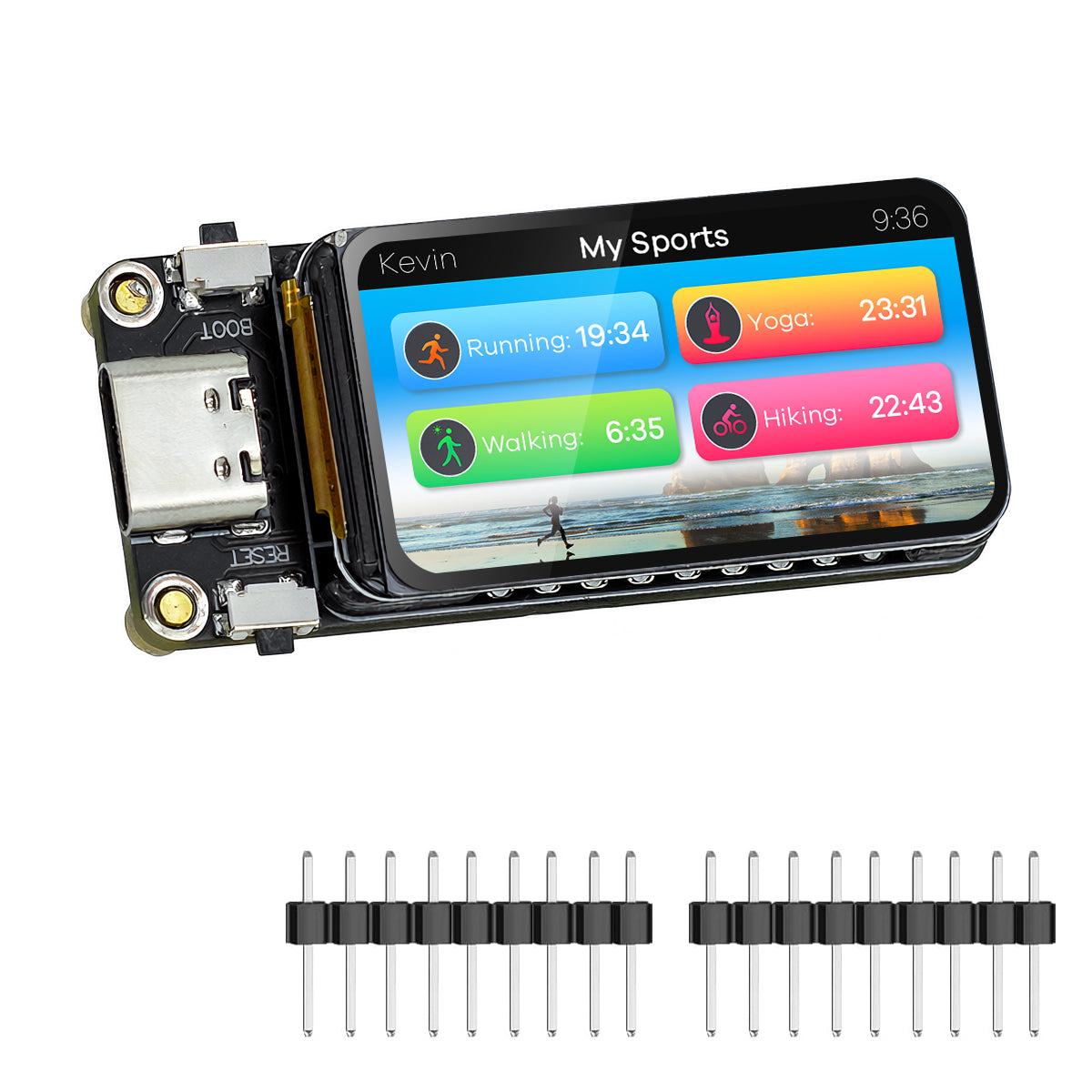ESP32-C6 Module with 1.47inch Display Module Board Supports Wi-Fi 6 & BT ESP32 1.47 inch Display Type for Arduino