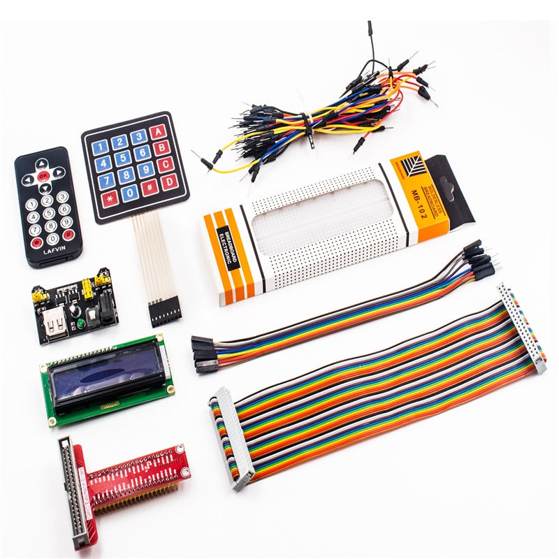 LAFVIN Super Starter Kit for Raspberry Pi, Supports Model 4 3B+ 3B 3A+ 2B 1B+ 1A+ Zero W+ Diy Kit