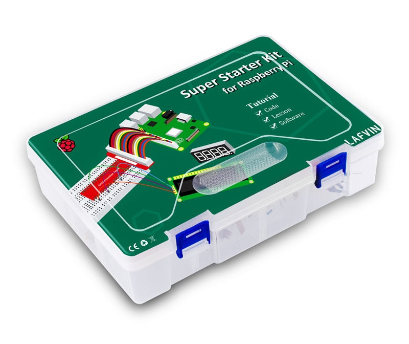 LAFVIN Super Starter Kit for Raspberry Pi, Supports Model 4 3B+ 3B 3A+ 2B 1B+ 1A+ Zero W+ Diy Kit
