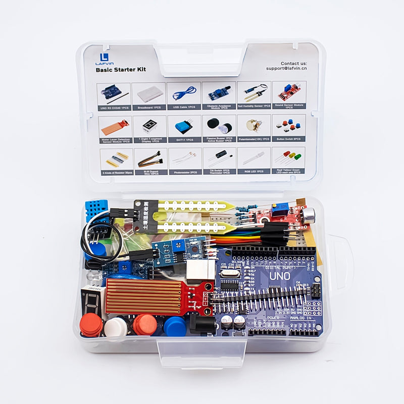 LAFVIN Basic Starter Kit for Arduino UNO(CH340) DIY Kit + Retail Box