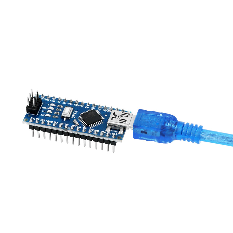 10Pcs/lot LAFVIN Nano 3.0 ATmega328P Controller Board CH340 USB Driver with Cable for Arduino