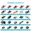 45 in 1 Sensor Module Starter Kit Sensor Module Starter Learning Suit Better Than 37 in 1 Sensor Kit for Arduino