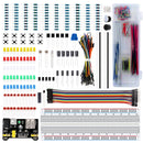 Electronics fun Kit Power Supply Module, Jumper Wire, Precision Potentiometer, 830 tie-points Breadboard for Arduino