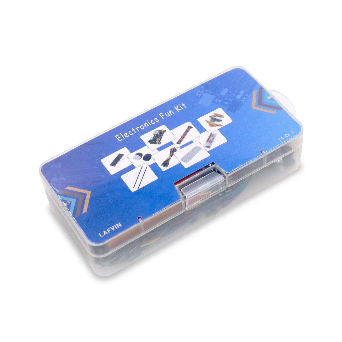 Electronics fun Kit Power Supply Module, Jumper Wire, Precision Potentiometer, 830 tie-points Breadboard for Arduino