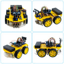 LAFVIN Robot Car Kit for Arduino for UNO R3 Programming Project 4WD Robotic Kit DIY Automation Toy Car Set with Tutorial