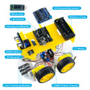 LAFVIN Robot Car Kit for Arduino for UNO R3 Programming Project 4WD Robotic Kit DIY Automation Toy Car Set with Tutorial