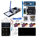 LAFVIN Plotter Robot Arm Kit, Robot Parts, APP Drawing Sketchboard Manipulator DIY Kit Programmable Robot Starter Kit