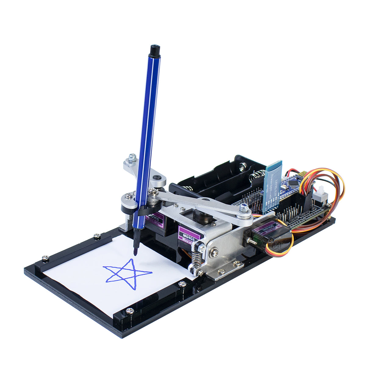 LAFVIN Plotter Robot Arm Kit, Robot Parts, APP Drawing Sketchboard Manipulator DIY Kit Programmable Robot Starter Kit