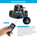 LAFVIN Smart Robot Car 2WD Chassis Kit with Ultrasonic Module, L298N Driver Board, Remote, IR Control for Arduino UNO DIY Kit