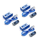 LAFVIN 3pcs/set Nano 3.0 Controller Board Nano Shield Expansion Board with Cable for Arduino for ATmega328P