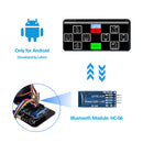 LAFVIN 4DOF Acrylic Robot Mechanical Arm Claw Kit for Arduino for UNO R3 DIY Robot with E-tutorial