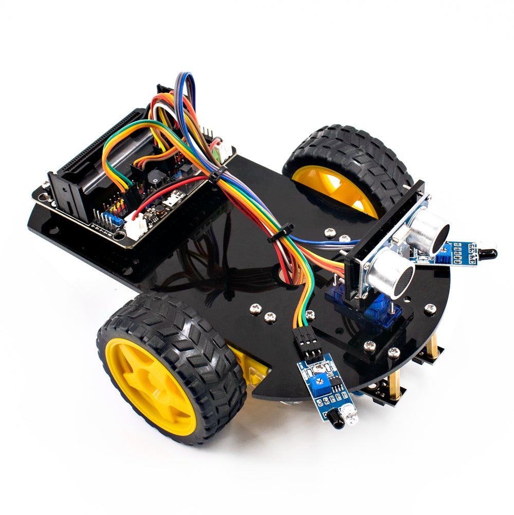 LAFVIN Multi Smart Robot Car Kit for Microbit Robot Intelligent and Educational Car Robotic Kit with Tutorial