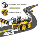 LAFVIN 4WD Smart Robot Car Kit Upgraded V2.0 for Arduino Starter Set STEM Intelligent Robot Car