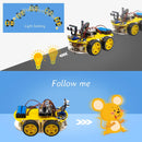 LAFVIN 4WD Smart Robot Car Kit V2 for Arduino Robot STEM /Graphical Programming Robot Car