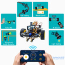 LAFVIN Smart Robot Car for Arduino 2WD Chassis Robot Car Kit  DIY Robotic Car Programming Codes for Learning and Educational Complete Set