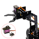 LAFVIN Mechanical 4WD Robot Arm Car Kit for Arduino Smart Robot Car Set for Learning Education Automation Kits