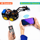 LAFVIN Mechanical 4WD Robot Arm Car Kit for Arduino Robot Car Robot Arm Programmable STEM Toys/Support Android