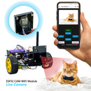 LAFVIN 2WD Robot Car Kit Wifi ESP32 Camera Starter Kit for Arduino Smart Robotic Programming STEM Set