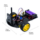 LAFVIN 2WD Robot Car Kit Wifi ESP32 Camera Starter Kit for Arduino Smart Robotic Programming STEM Set