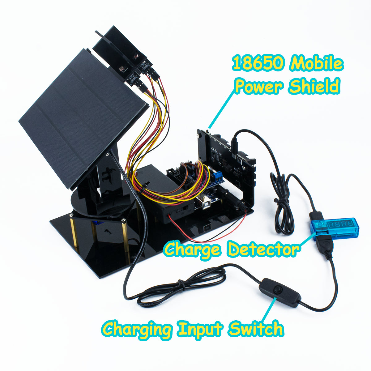 LAFVIN Solar Tracking Starter Kit for Arduino Project DIY Solar Panel Tracking Kit Tracker System Electronic Kit