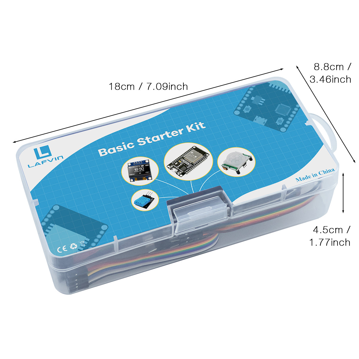 LAFVIN Basic Starter Kit for ESP32 ESP-32S WIFI I OT Development Board for Arduino Project Learning Kit with Tutorials
