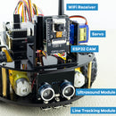 LAFVIN Robot Starter Kit for Arduino Project with ESP32 Camera WIFI Intelligent and Educational Robotic Car Kit for UNO R3