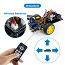 LAFVIN Smart Robot Car 2WD Chassis Kit with Ultrasonic Module, L298N Driver Board, Remote, IR Control for Arduino UNO DIY Kit