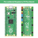 LAFVIN Basic Starter Kit for Raspberry Pi Pico Raspberry Pi Pico Starter Learning Kit STEM Programming Learning Kit for Beginners, Teens and Students