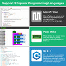 LAFVIN Basic Starter Kit for Raspberry Pi Pico Raspberry Pi Pico Starter Learning Kit STEM Programming Learning Kit for Beginners, Teens and Students