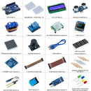 LAFVIN Sensor Module Starter Kit Sensor Blocks for Arduino with R3 Board, 0.96" OLED 1602 LCD Module, Breadboard, with Tutorial
