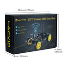 LAFVIN 4WD Smart Robot Car ESP32 Camera Wifi Automation Kit for Arduino ESP Robot with Codes Tutorial Complete Learning Kit