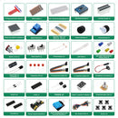 LAFVIN Basic Starter Kit for Raspberry Pi Development Board Breadboard LCD1602 Module Python C Java Scratch Beginner Kit