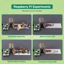 LAFVIN Basic Starter Kit for Raspberry Pi Development Board Breadboard LCD1602 Module Python C Java Scratch Beginner Kit