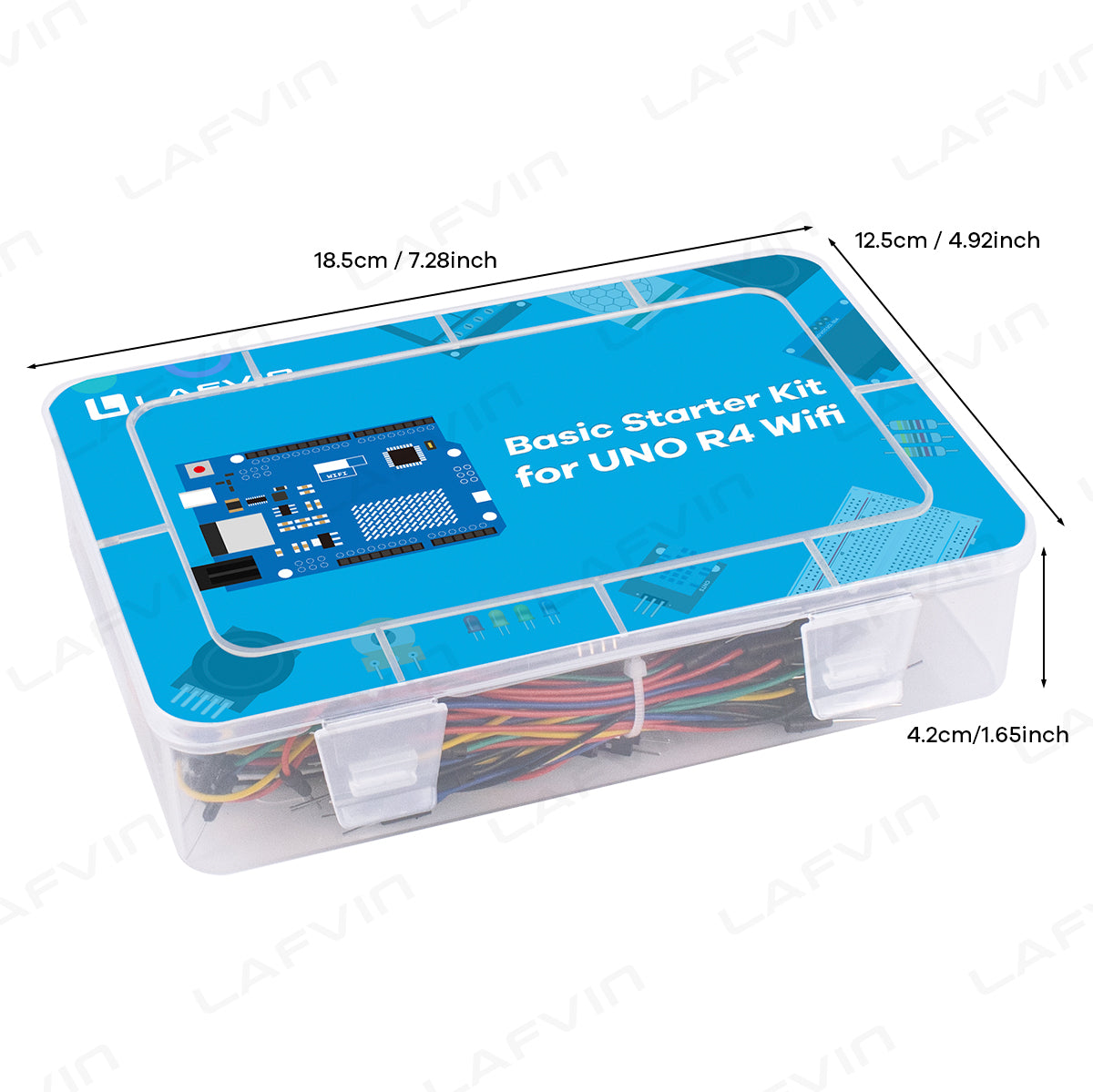 LAFVIN Complete Starter Kit for Arduino for R4 with Tutorial Updated DIY Electronics Learning Set with Box