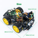 LAFVIN Robot Car Kit for Raspberry Pi 4WD Smart Car Kit with Cam Module Python Programming DIY Projects Kit