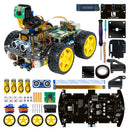 LAFVIN Robot Car Kit for Raspberry Pi 4WD Smart Car Kit with Cam Module Python Programming DIY Projects Kit