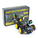 LAFVIN Robot Car Kit for Raspberry Pi 4WD Smart Car Kit with Cam Module Python Programming DIY Projects Kit