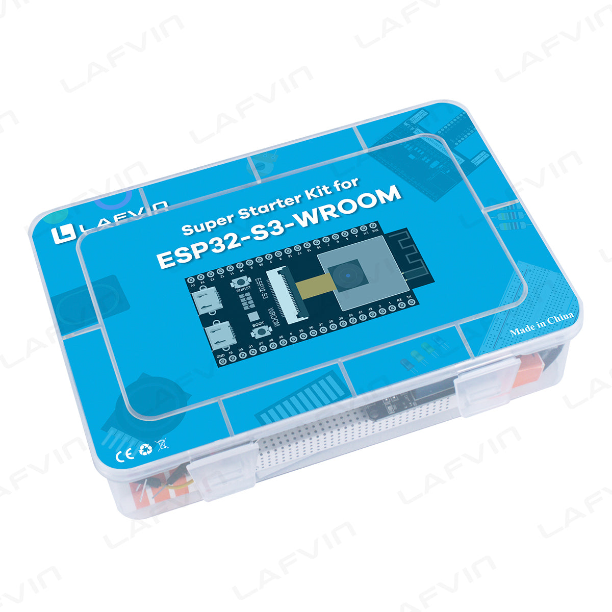 LAFVIN Super Starter Kit for ESP32-S3-WROOM MicroPython and C Language Programming Learning Kit with Tutorial
