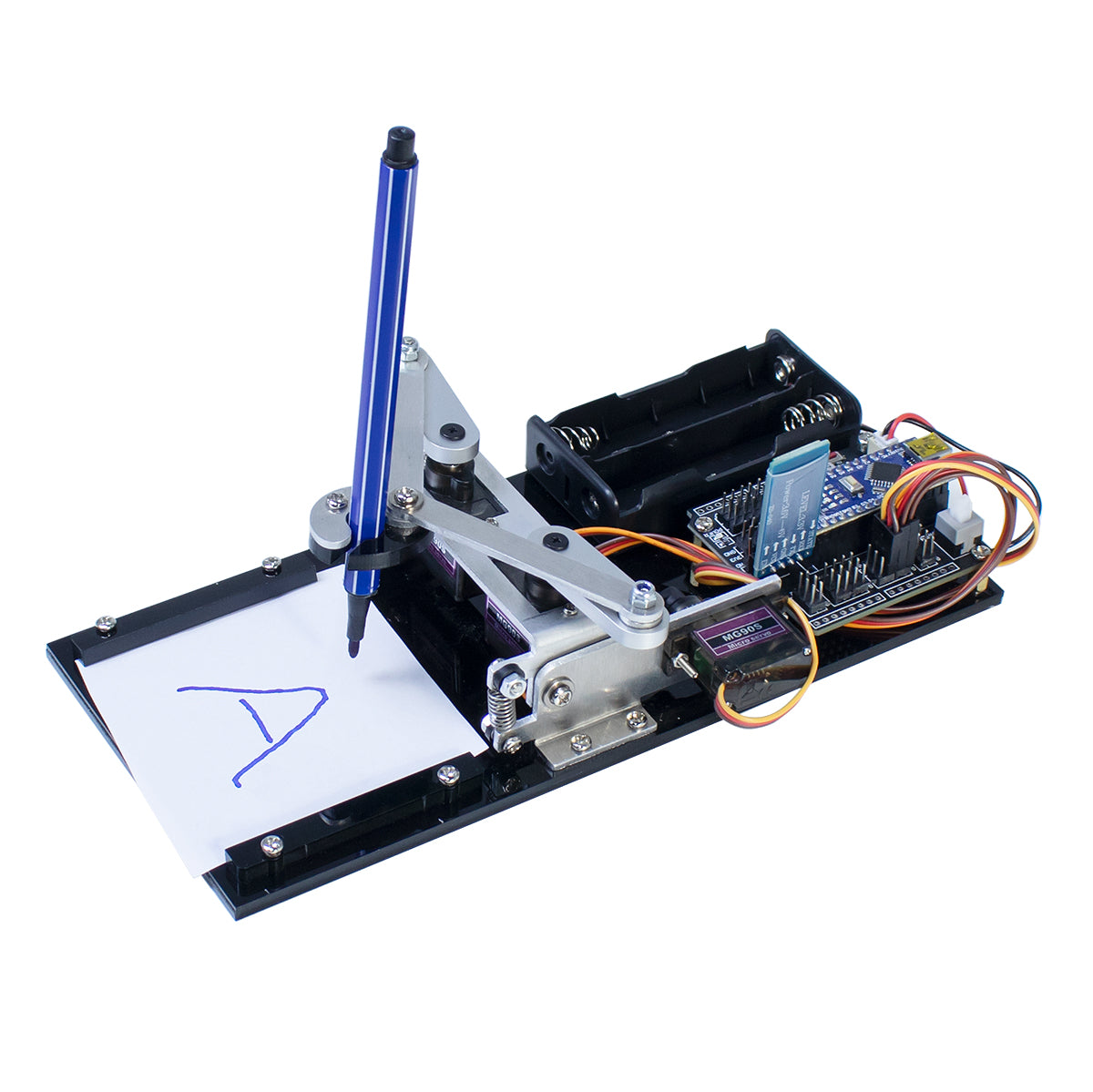 LAFVIN Plotter Robot Arm Kit, Robot Parts, APP Drawing Sketchboard Manipulator DIY Kit Programmable Robot Starter Kit