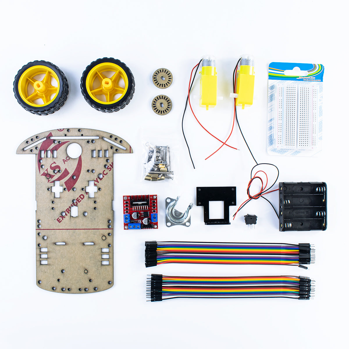LAFVIN 2WD Robot Smart Car Chassis Kits Diy Kit for Arduino Education Robot Smart Car Kit