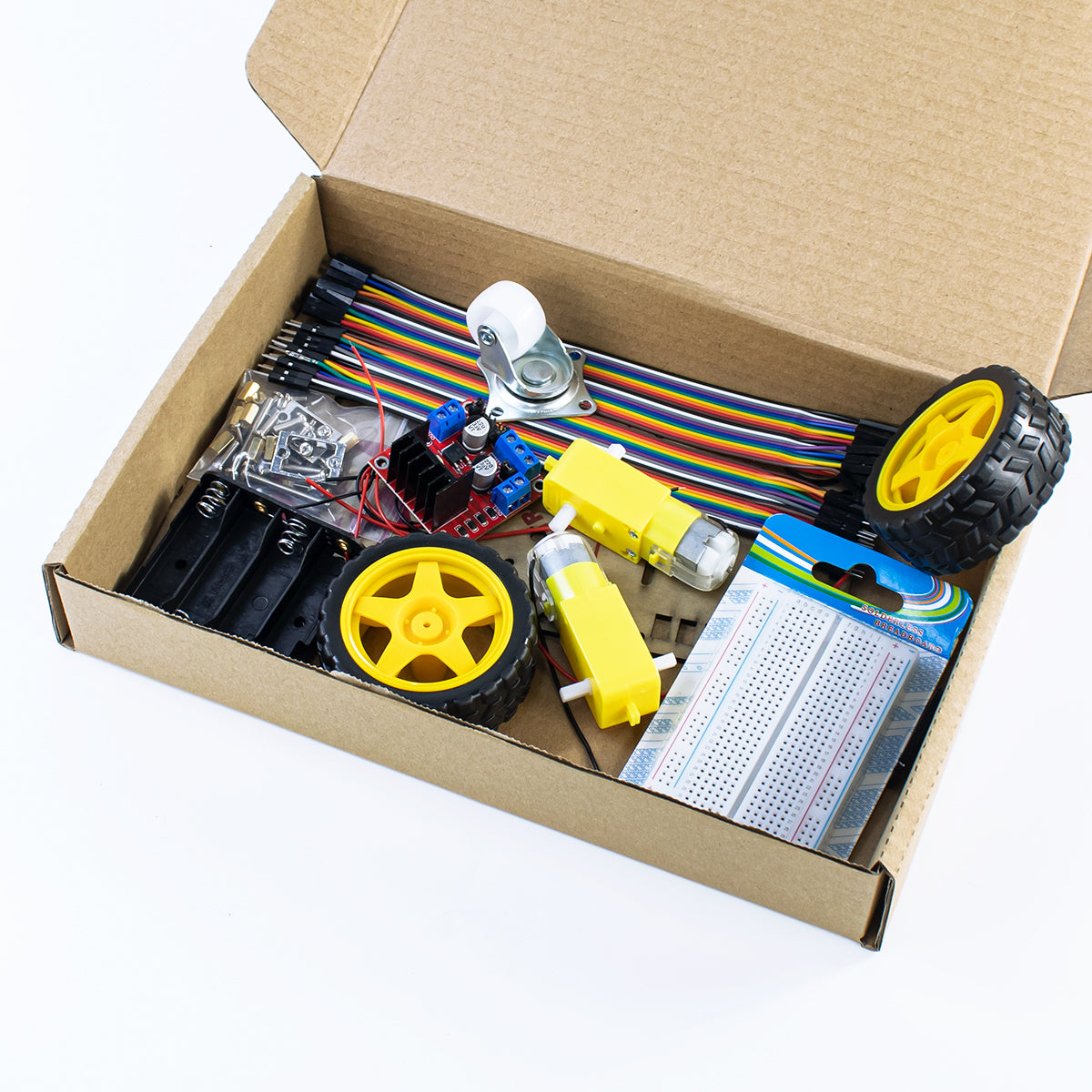 LAFVIN 2WD Robot Smart Car Chassis Kits Diy Kit for Arduino Education Robot Smart Car Kit