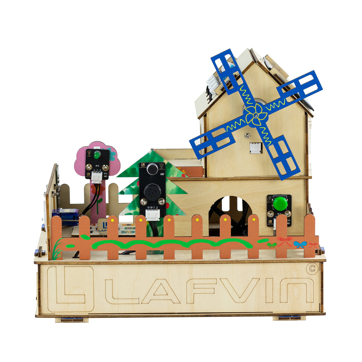 LAFVIN Smart Home Programming Kit for Arduino, Supports Voice Recognition and Mobile App Control, DIY STEM Kit with Tutorials