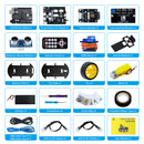 LAFVIN Smart Robot Car with Camera ESP32 S3 WROOM for Arduino Remote-controlled Robot Car DIY Assembly Programming Learning Kit